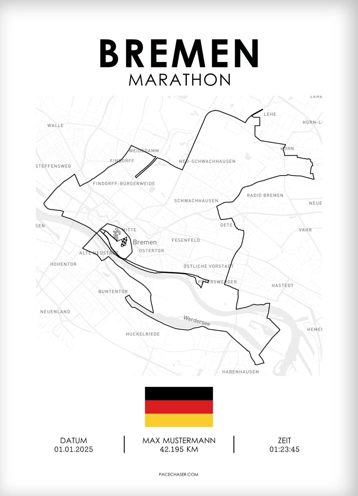 Marathon Bremen Poster