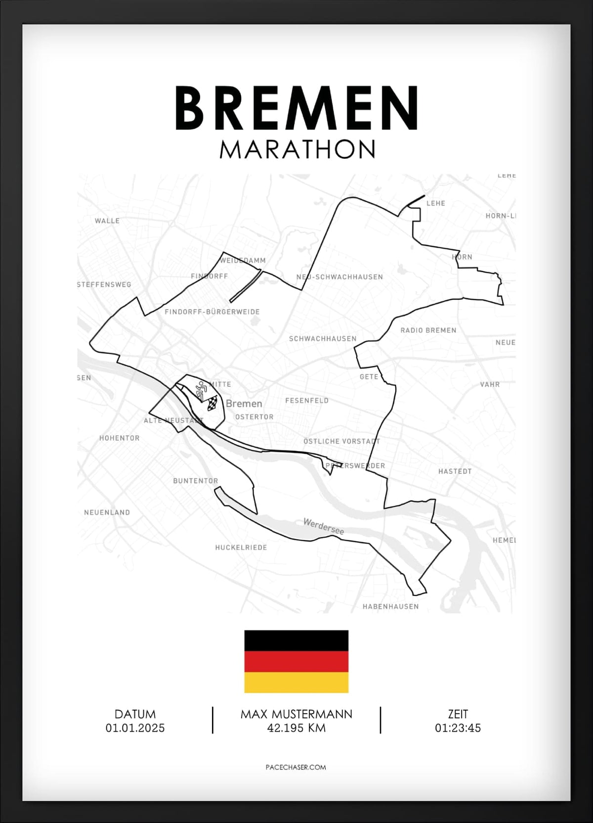 Marathon Bremen Poster