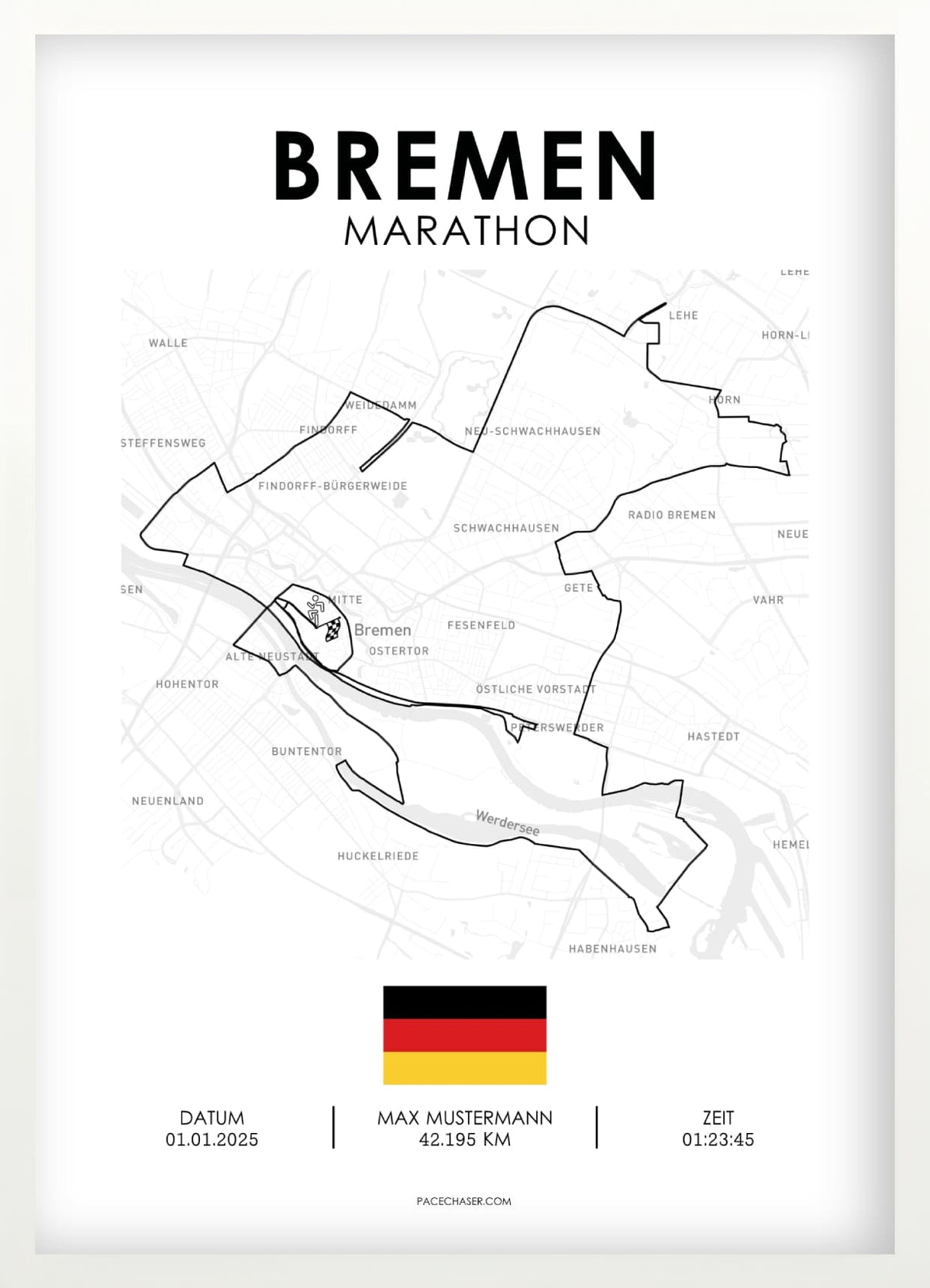 Marathon Bremen Poster