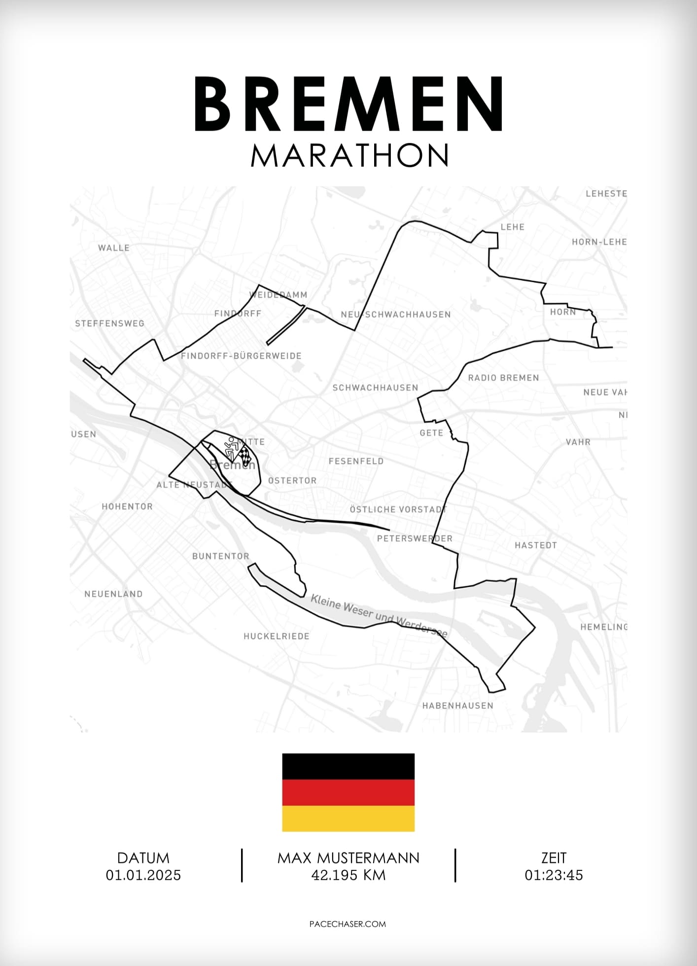 Marathon Bremen Poster - ab 2024
