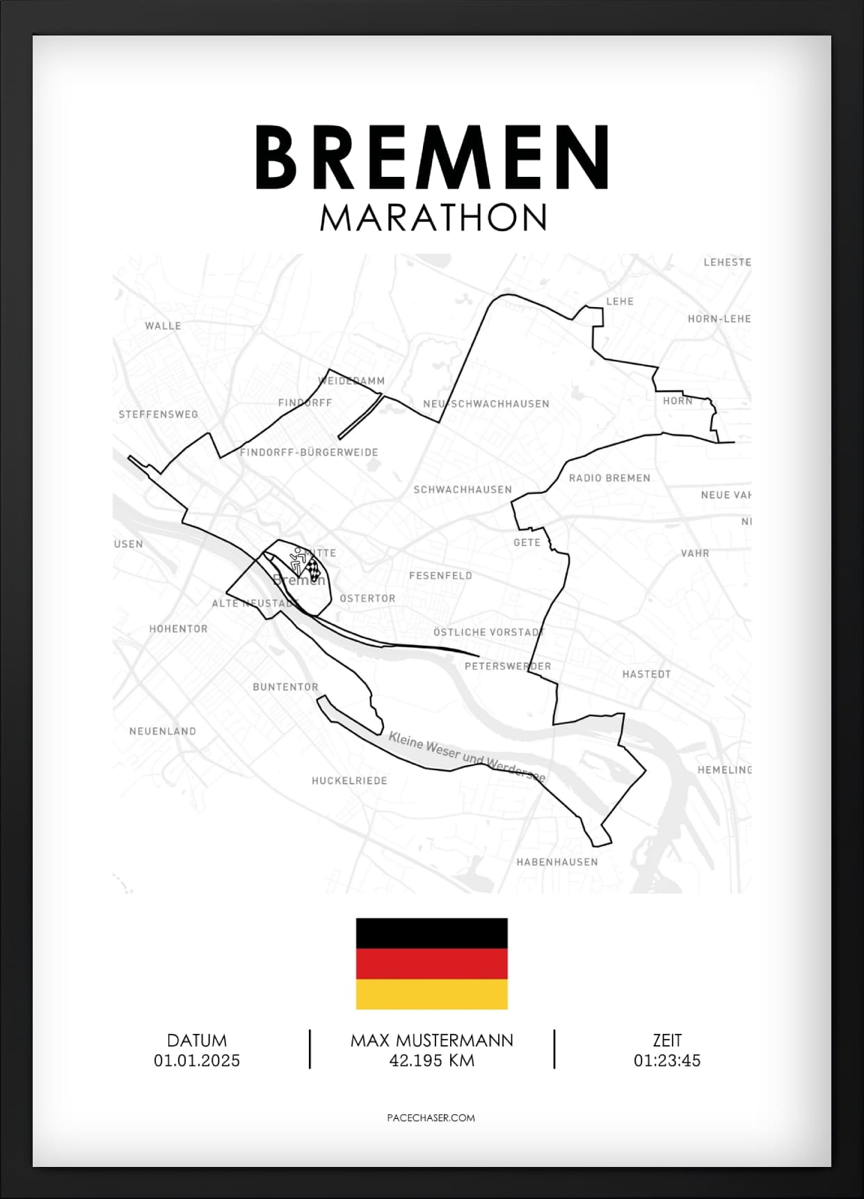 Marathon Bremen Poster - ab 2024