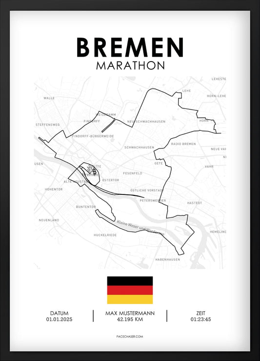Marathon Bremen Poster - ab 2024