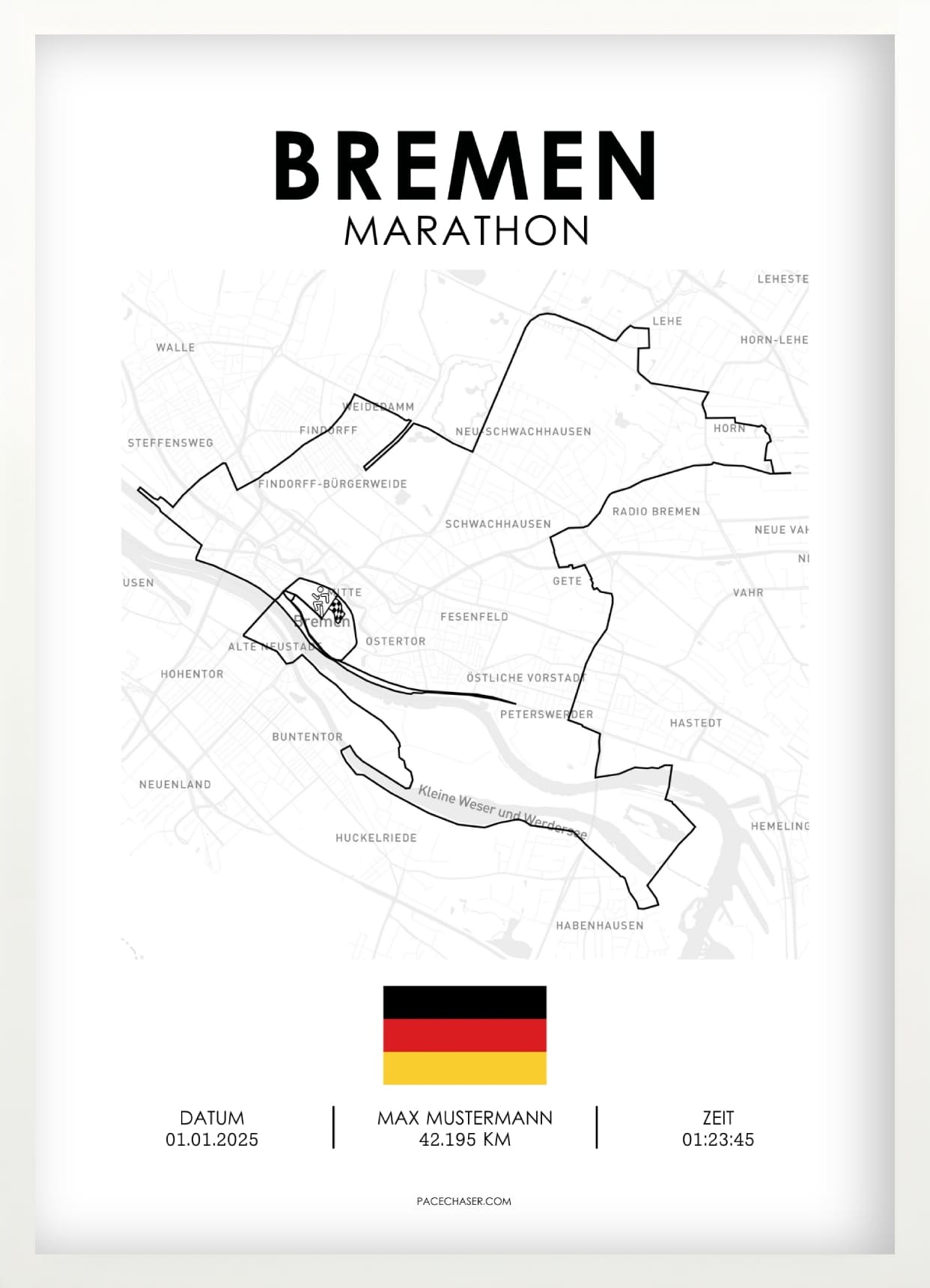 Marathon Bremen Poster - ab 2024