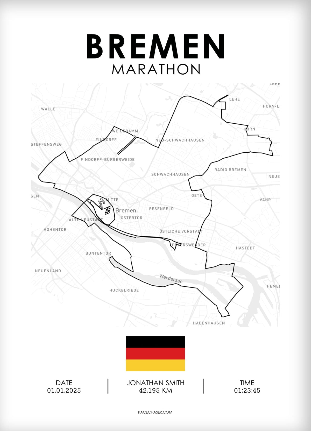 Marathon Bremen Poster