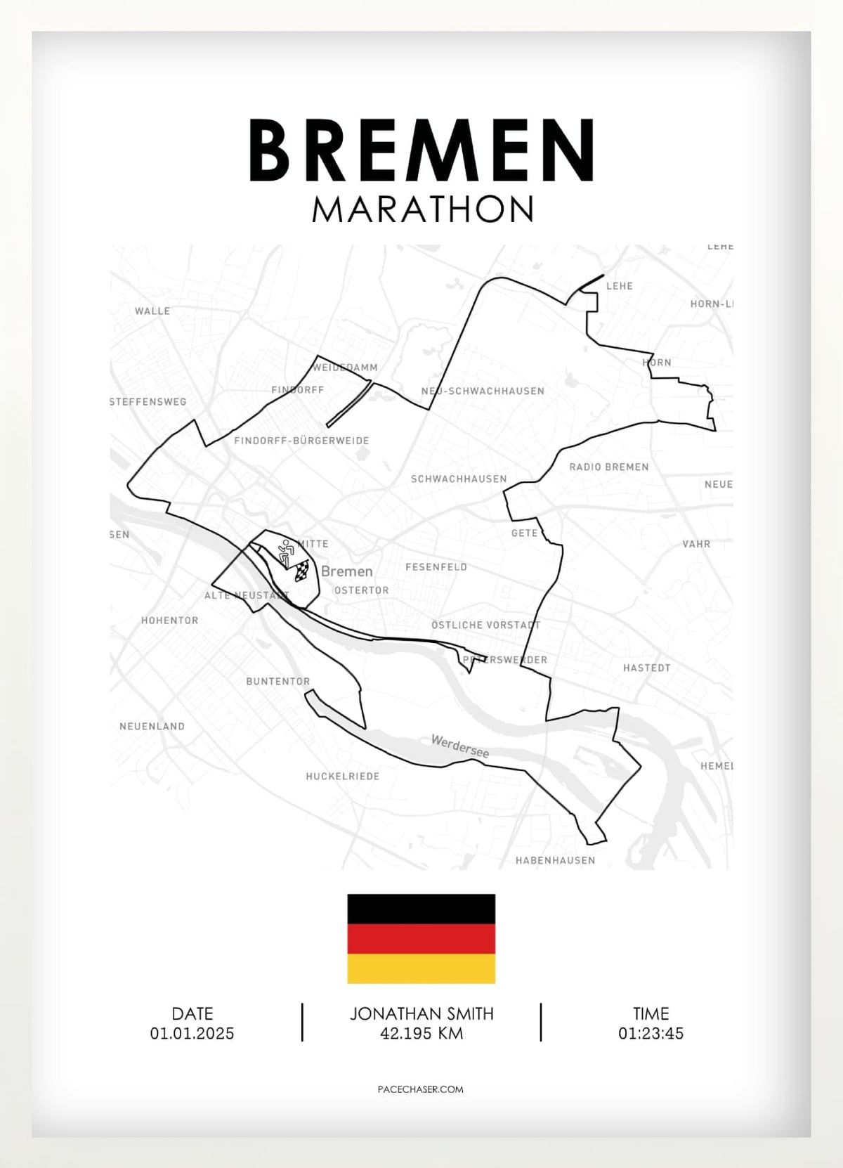 Marathon Bremen Poster