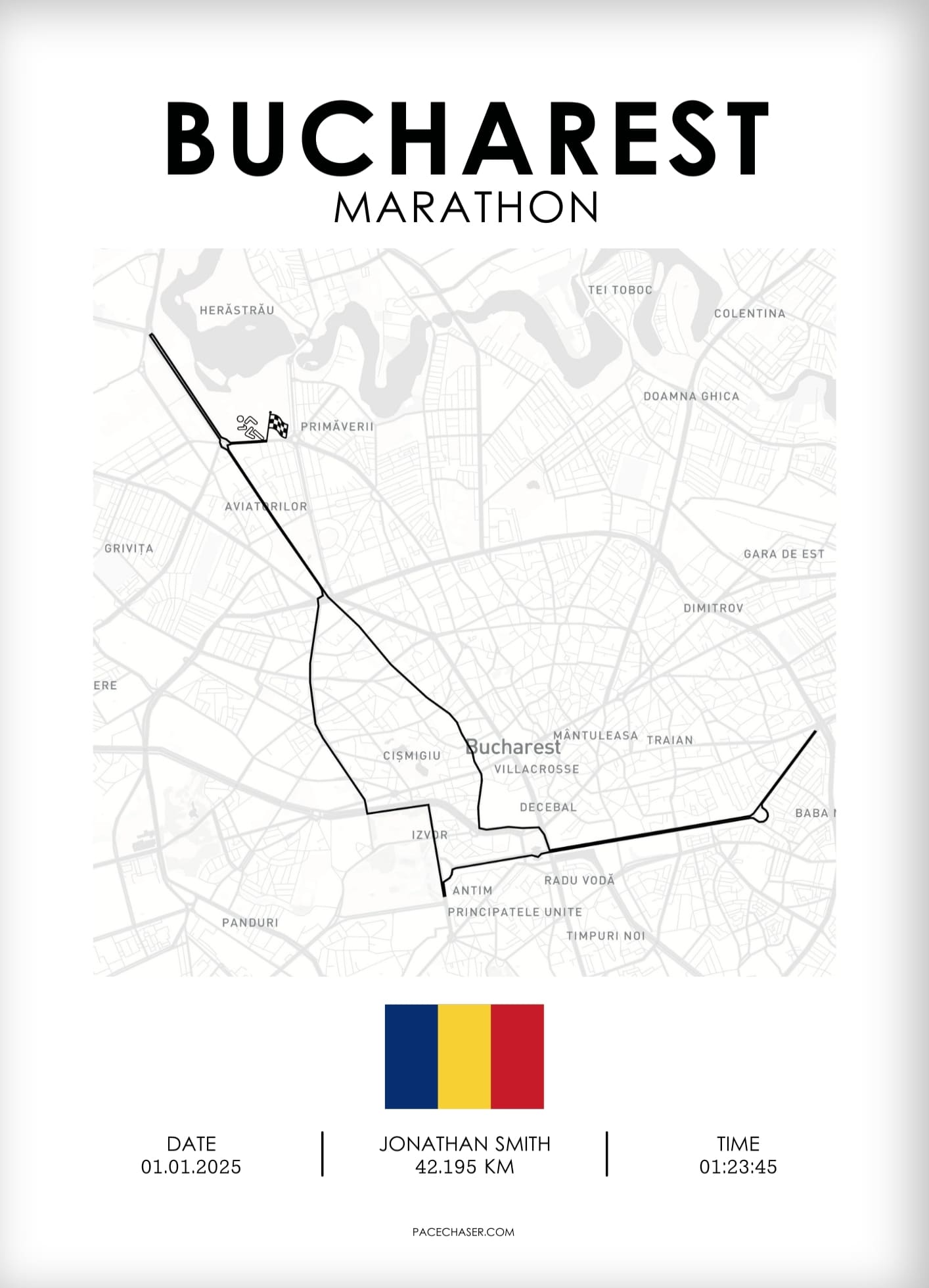 Marathon Bukarest Poster