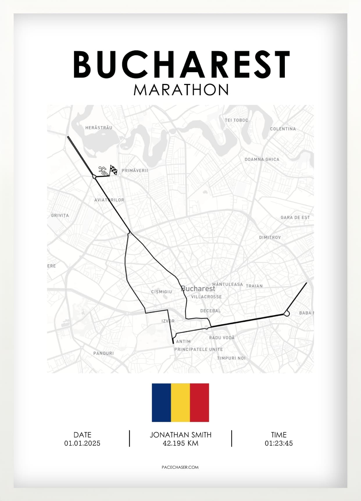 Marathon Bukarest Poster