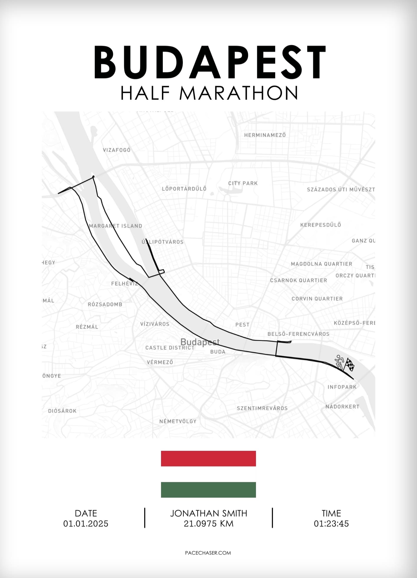 Halbmarathon Budapest Poster