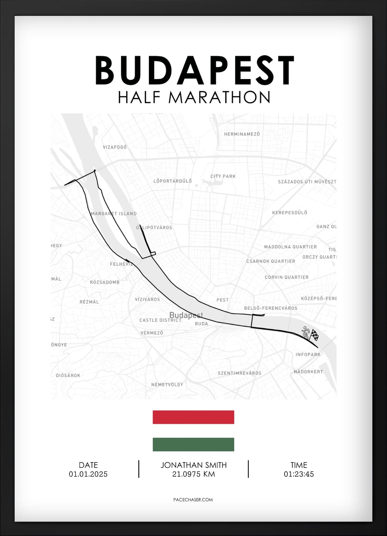 Halbmarathon Budapest Poster