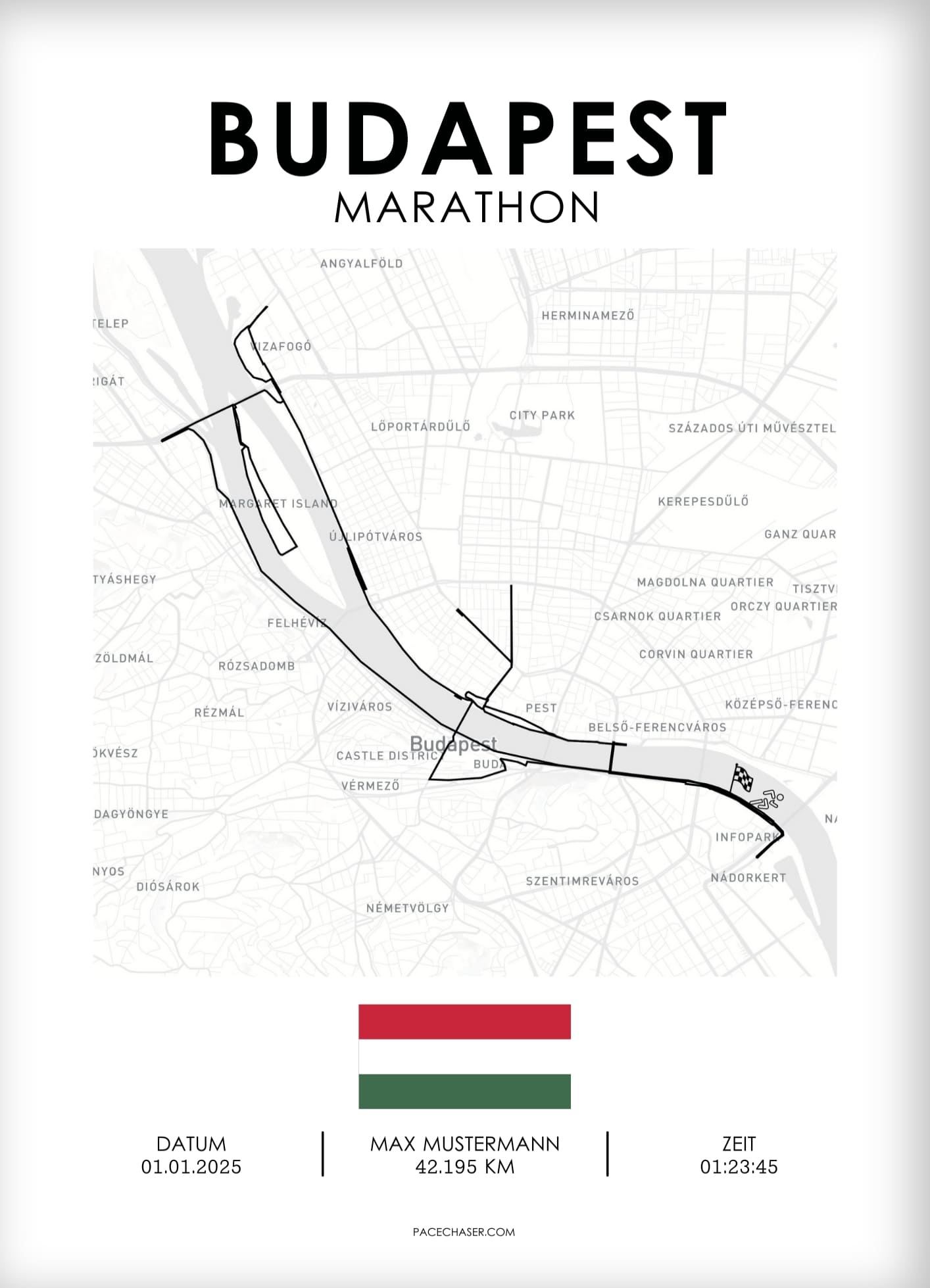 Marathon Budapest Poster