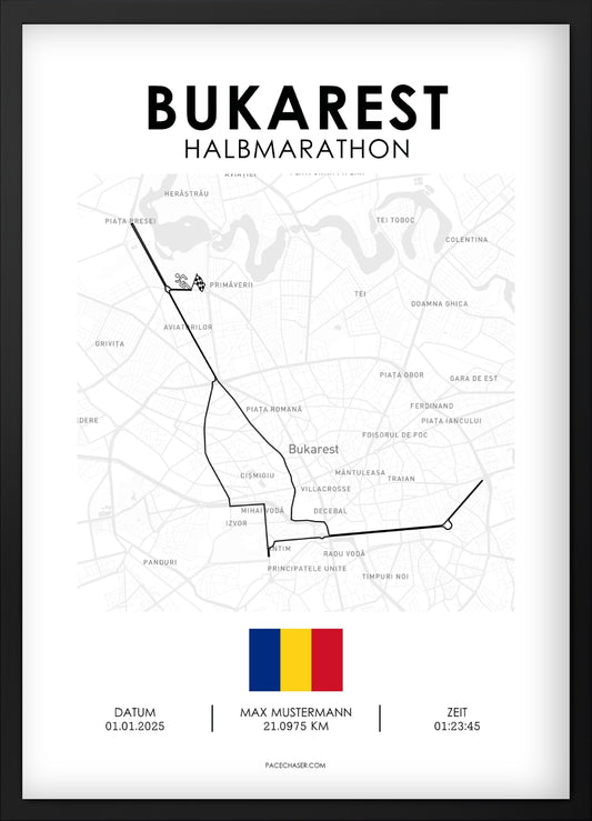 Bucharest Half Marathon Poster
