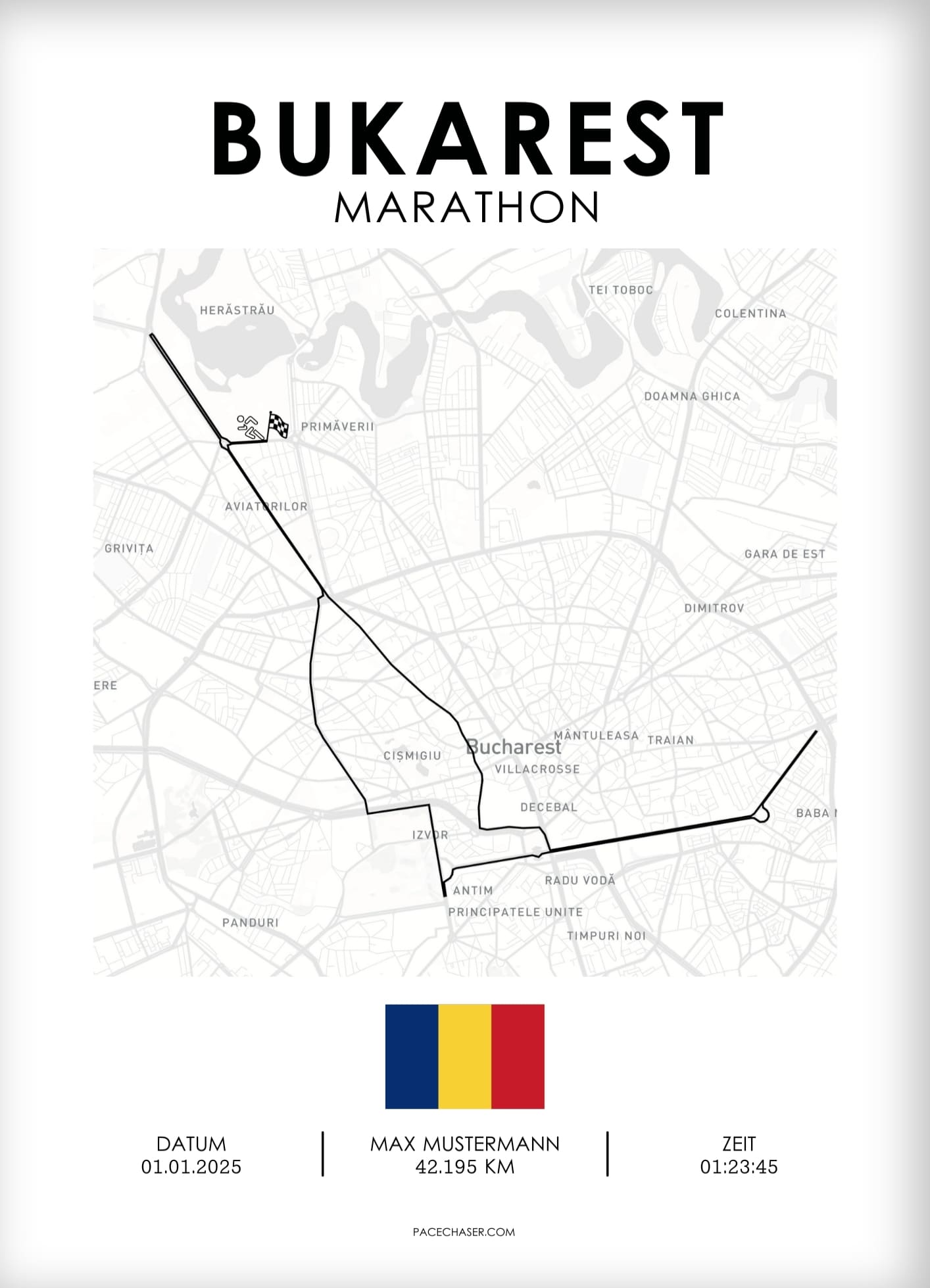 Marathon Bukarest Poster