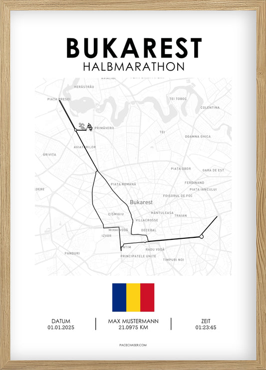 Bucharest Half Marathon Poster