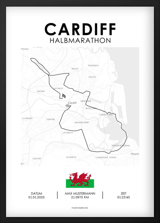 Halbmarathon Cardiff Poster (Superhalf) - ab 2024