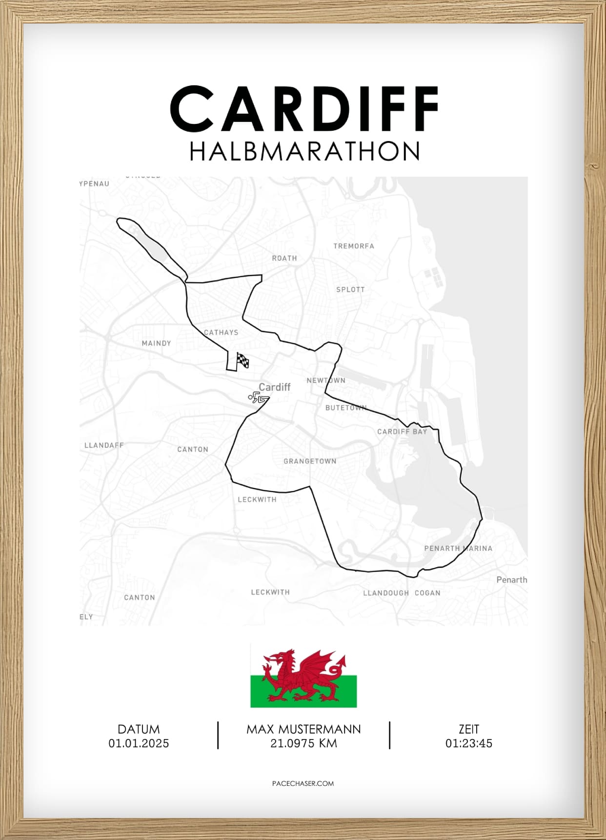 Halbmarathon Cardiff Poster (Superhalf) - ab 2024