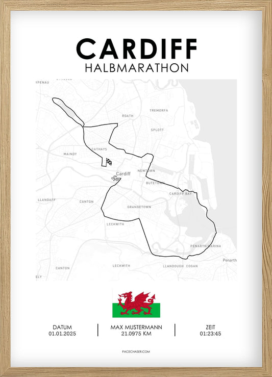 Halbmarathon Cardiff Poster (Superhalf) - ab 2024