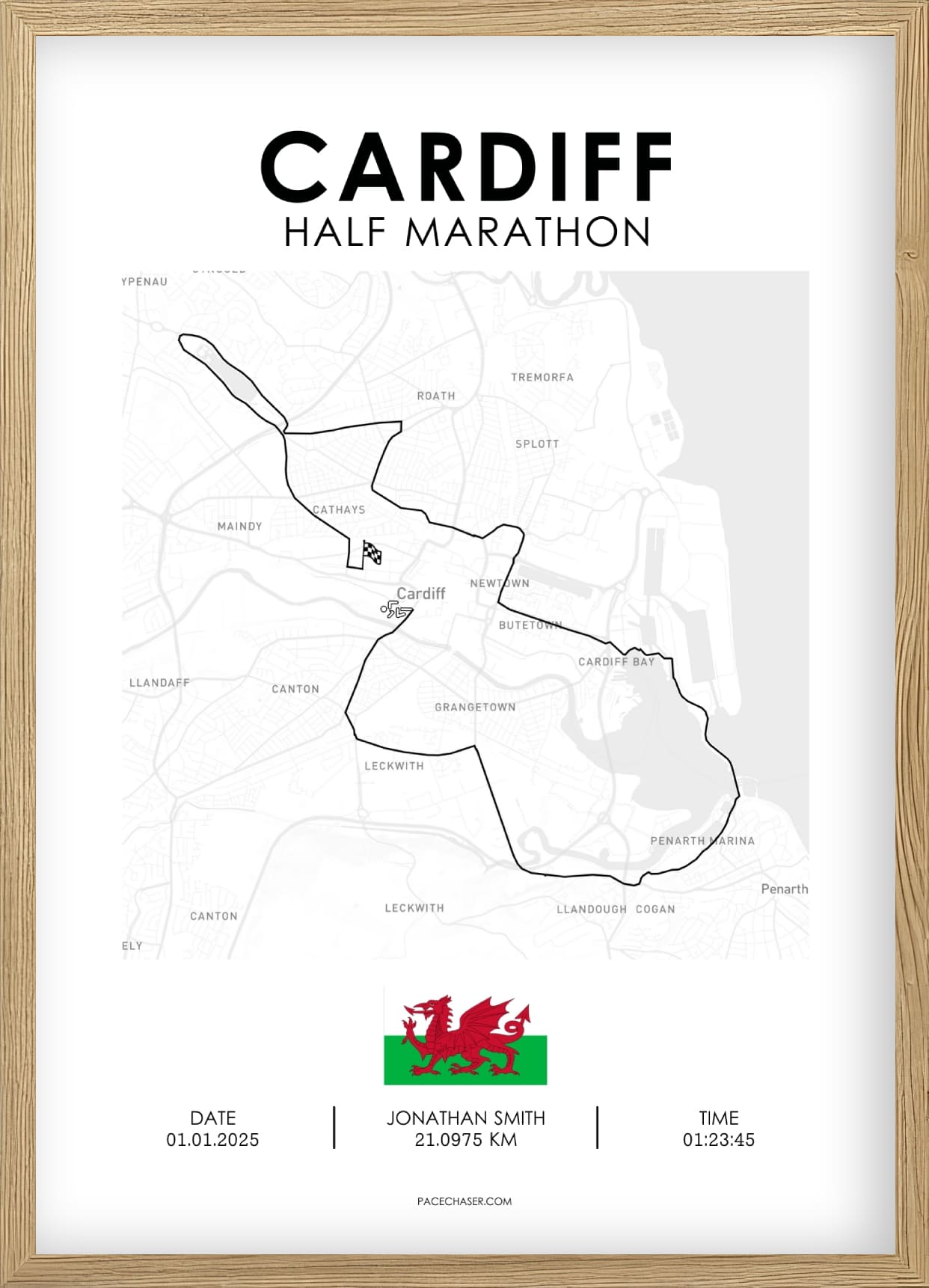 Halbmarathon Cardiff Poster (Superhalf) - ab 2024