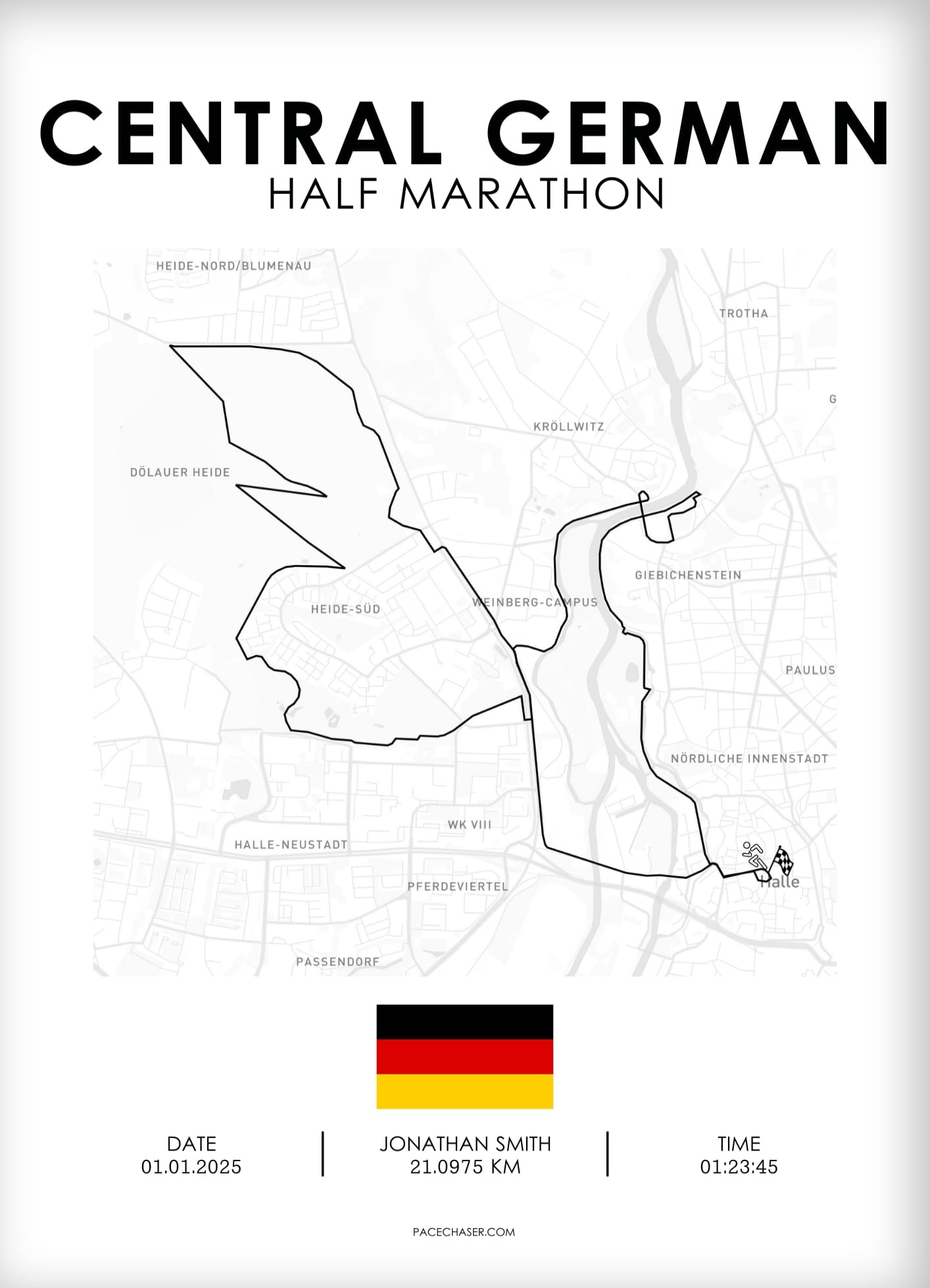 Mitteldeutscher Halbmarathon Poster