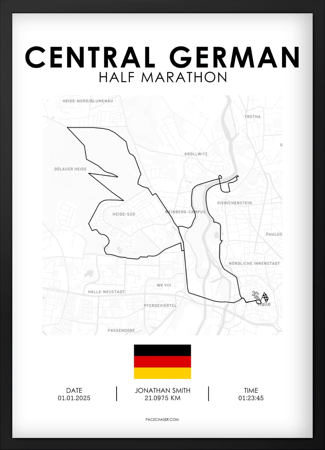 Mitteldeutscher Halbmarathon Poster