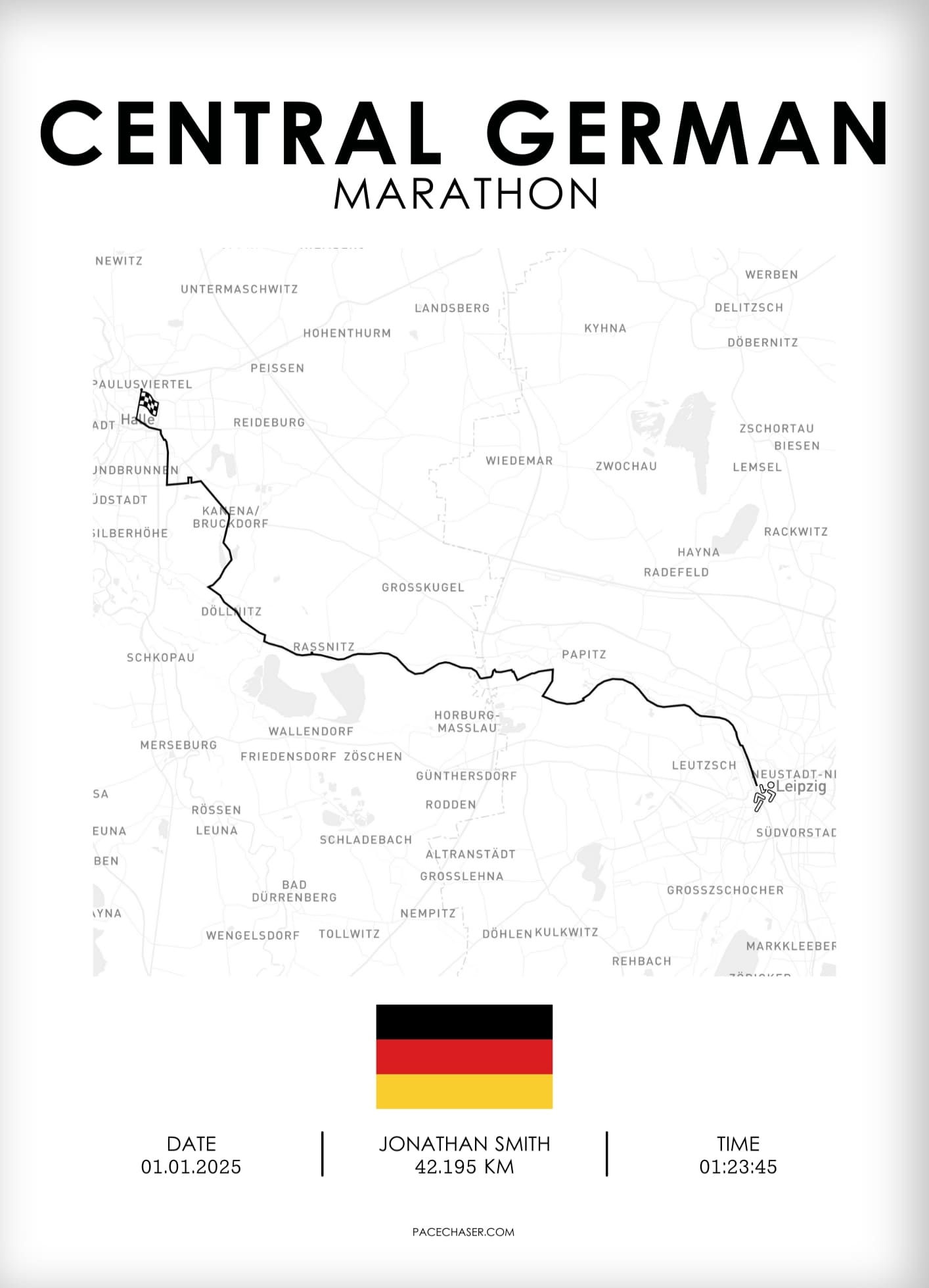 Mitteldeutscher Marathon Poster