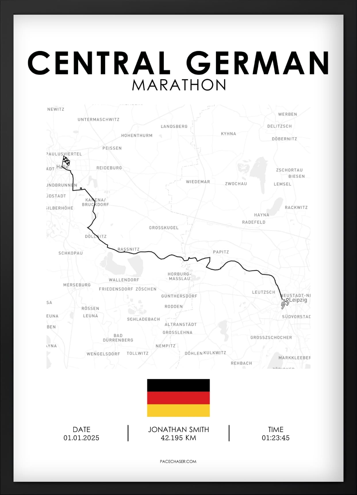 Mitteldeutscher Marathon Poster