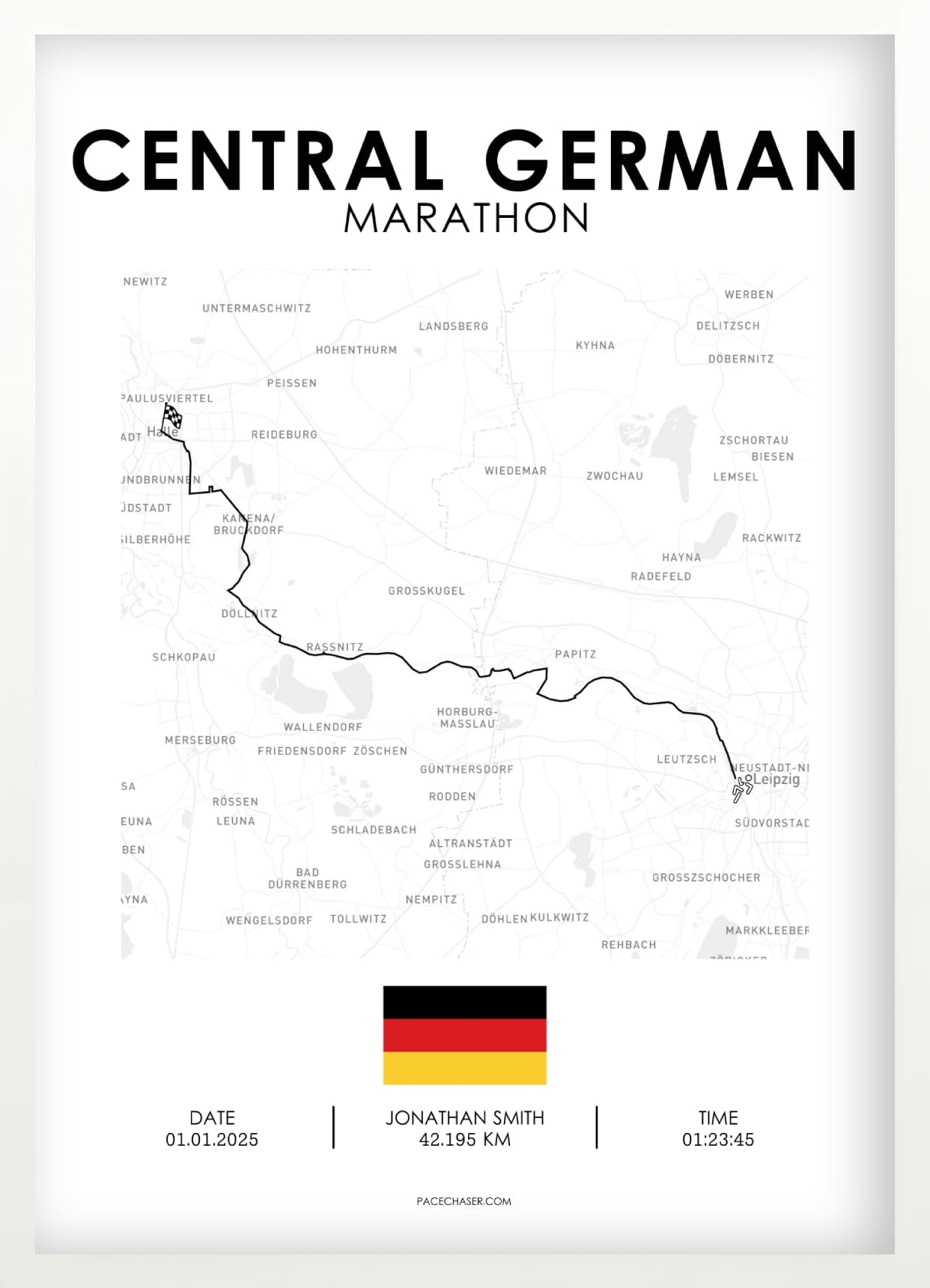 Mitteldeutscher Marathon Poster