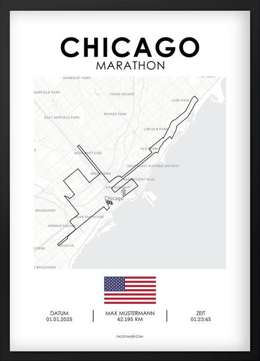 Marathon Chicago Poster