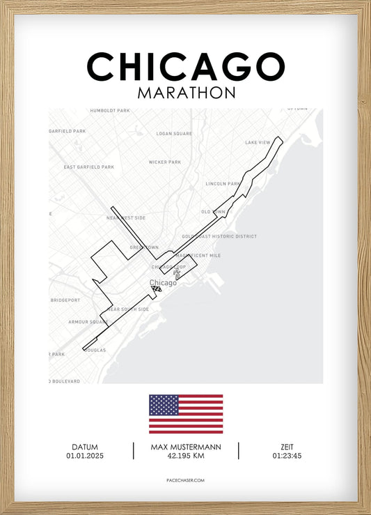 Marathon Chicago Poster