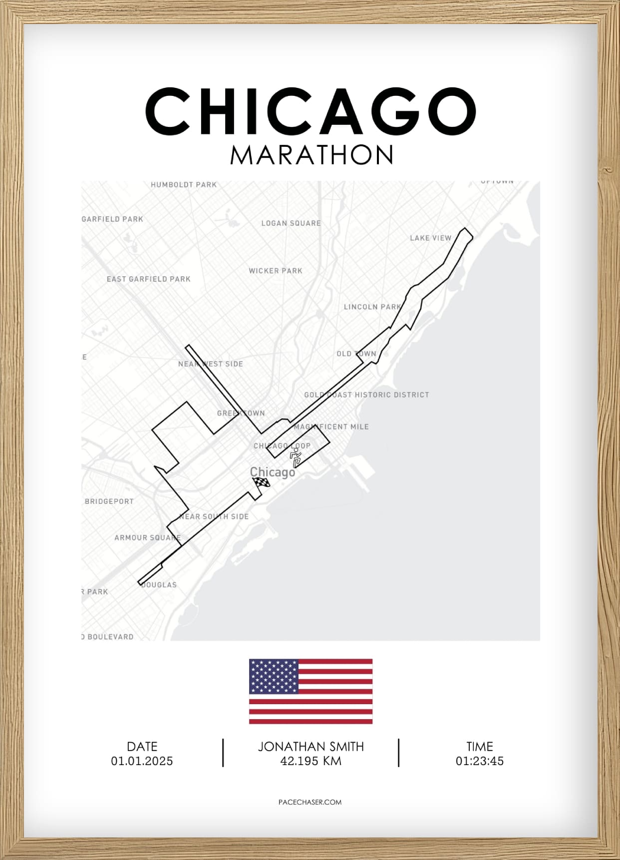 Marathon Chicago Poster