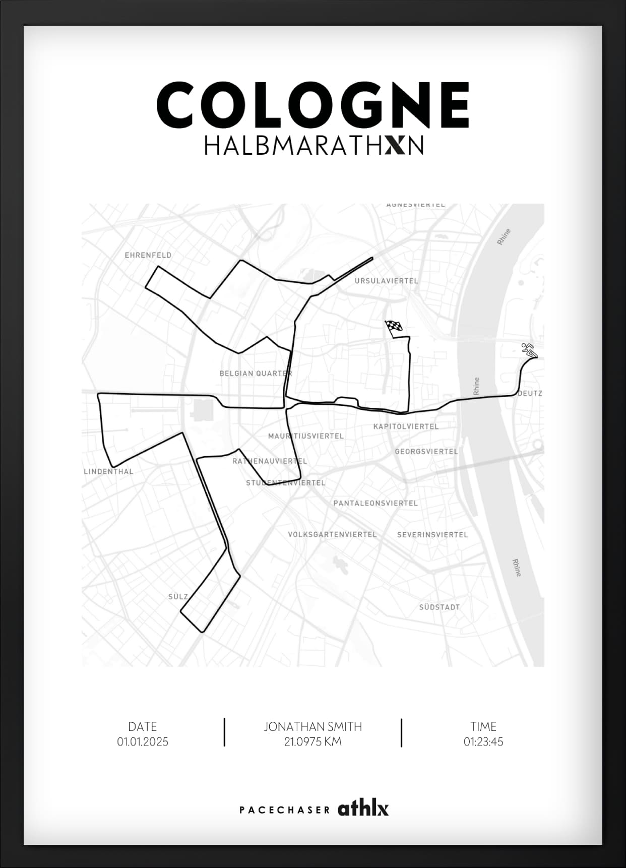 Marathon Köln Athlx Edition Poster