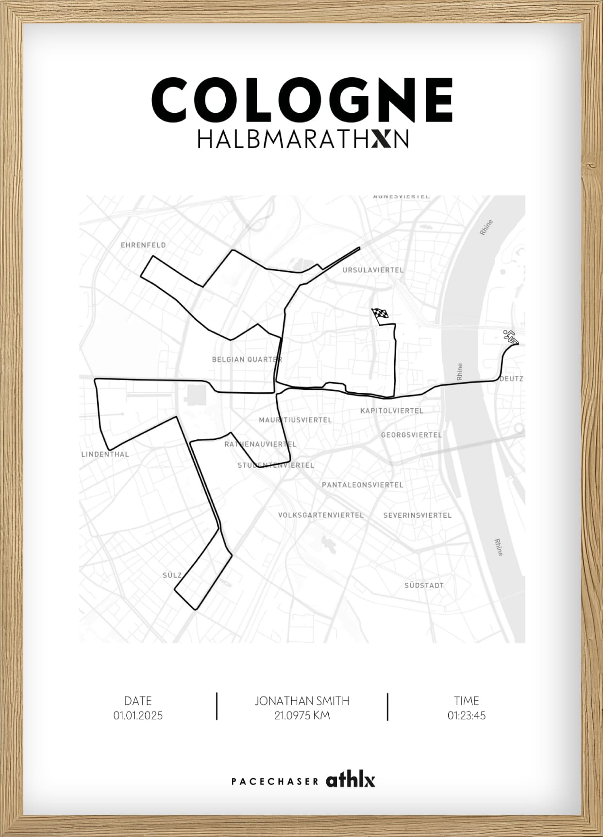 Marathon Köln Athlx Edition Poster