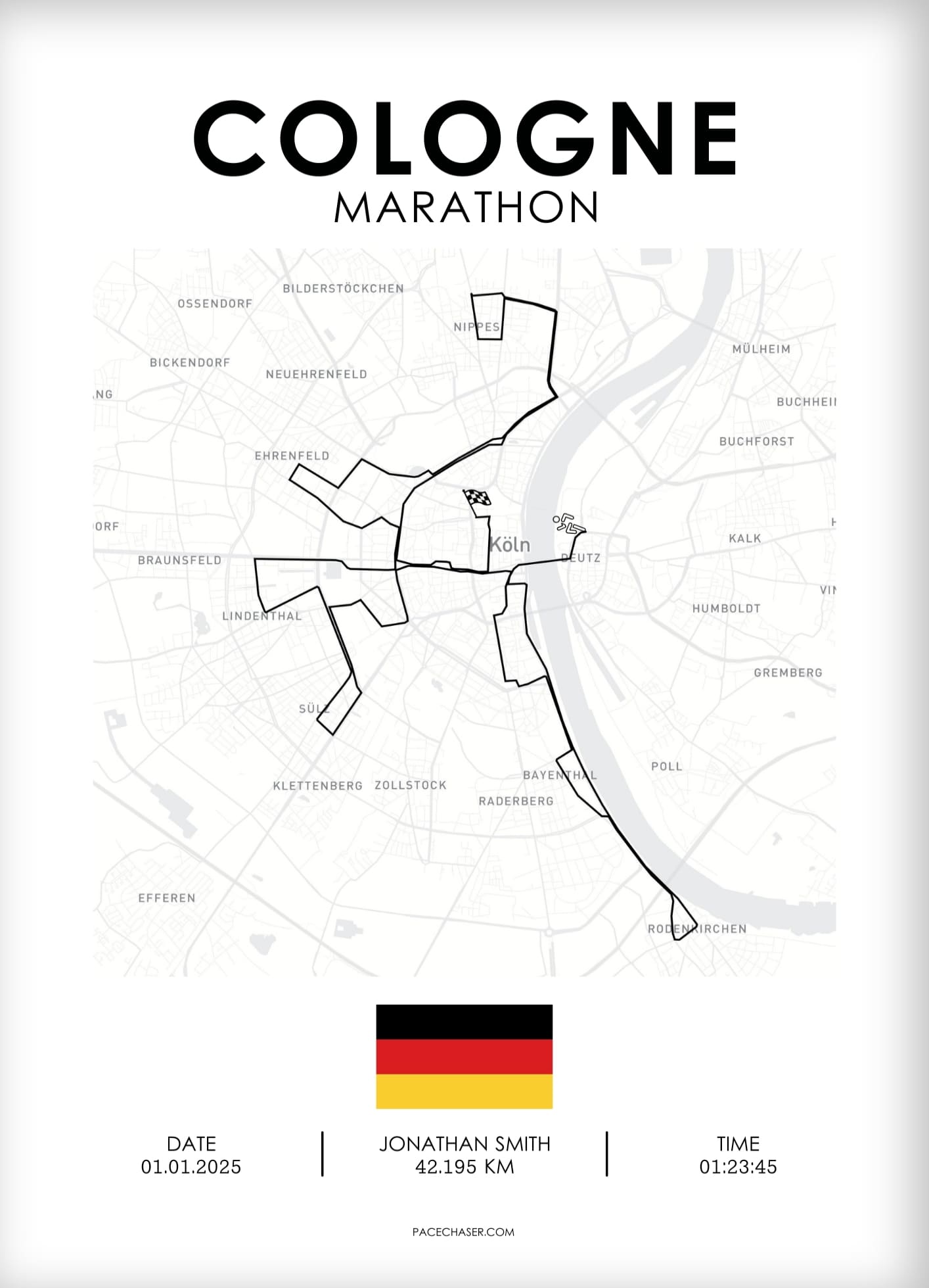 Marathon Köln Poster