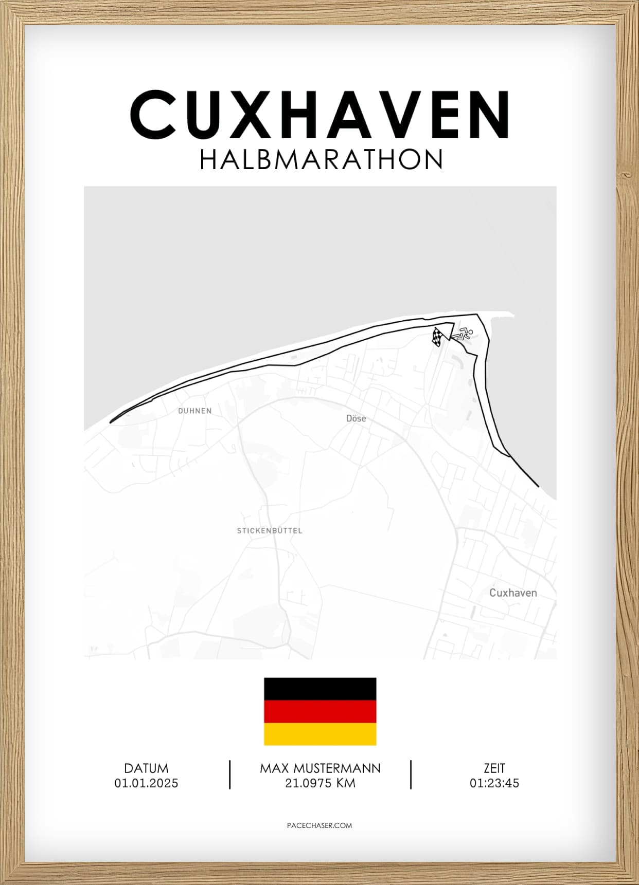 Cuxhaven Half Marathon Poster