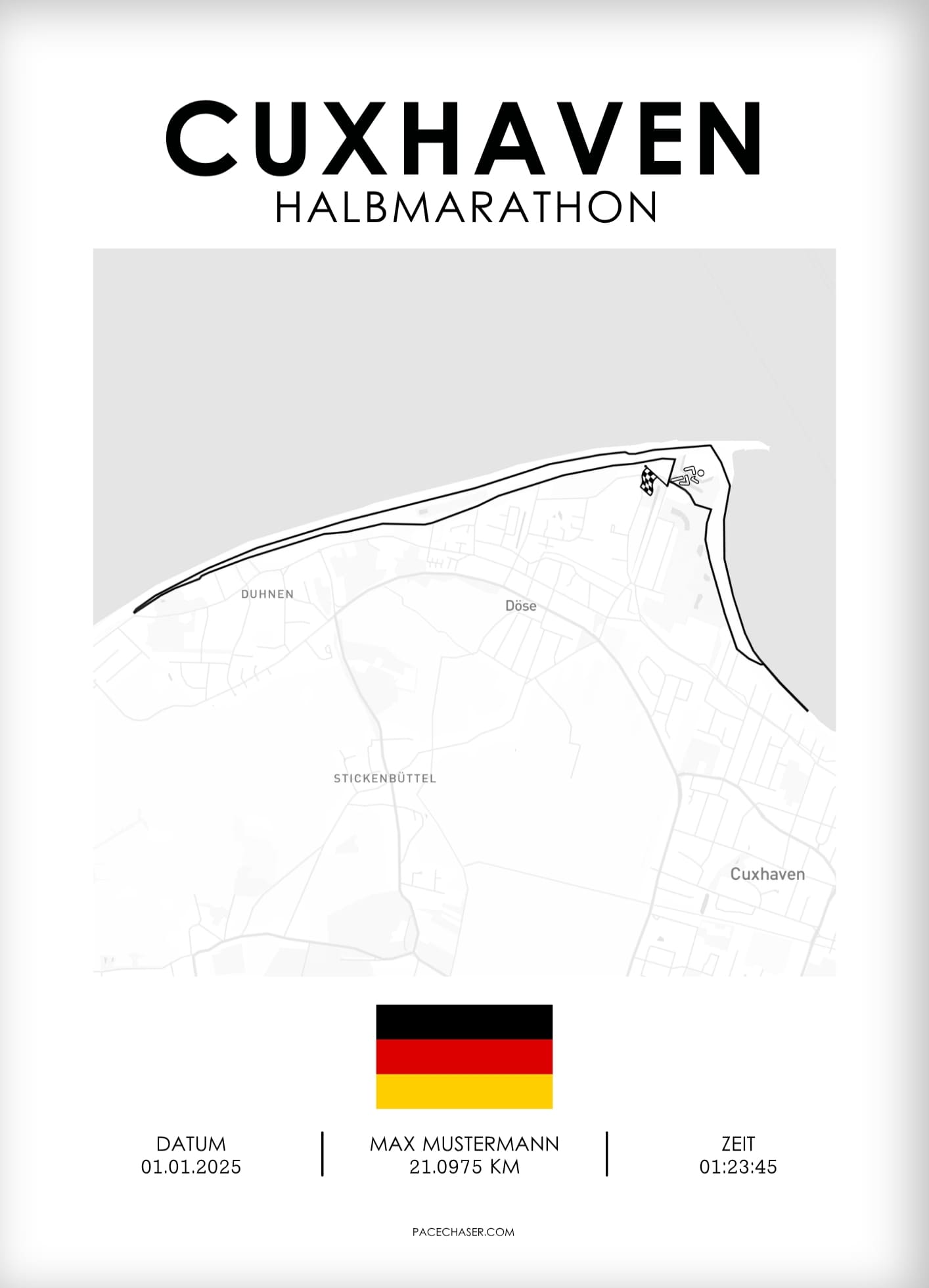 Cuxhaven Half Marathon Poster