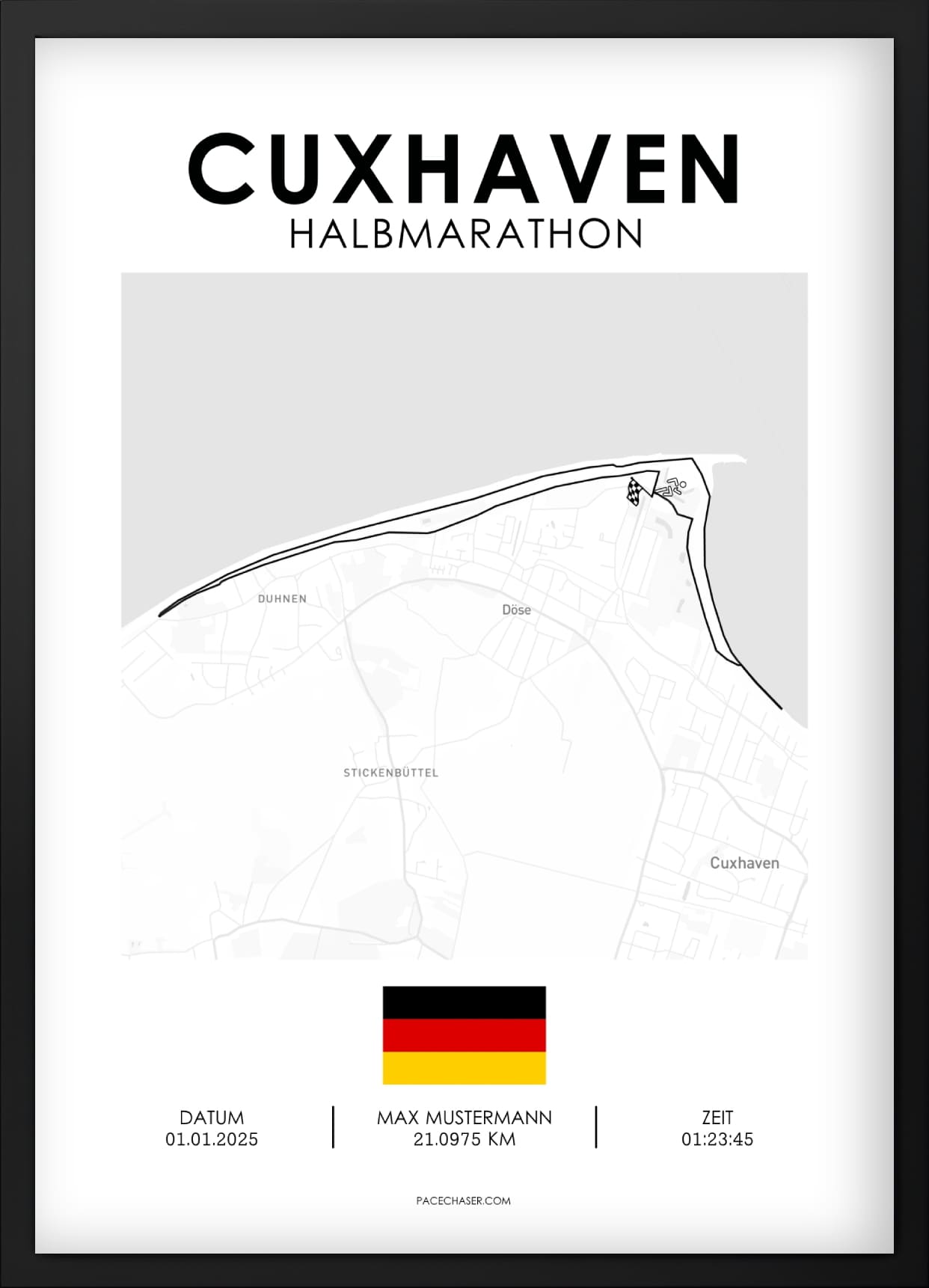 Cuxhaven Half Marathon Poster