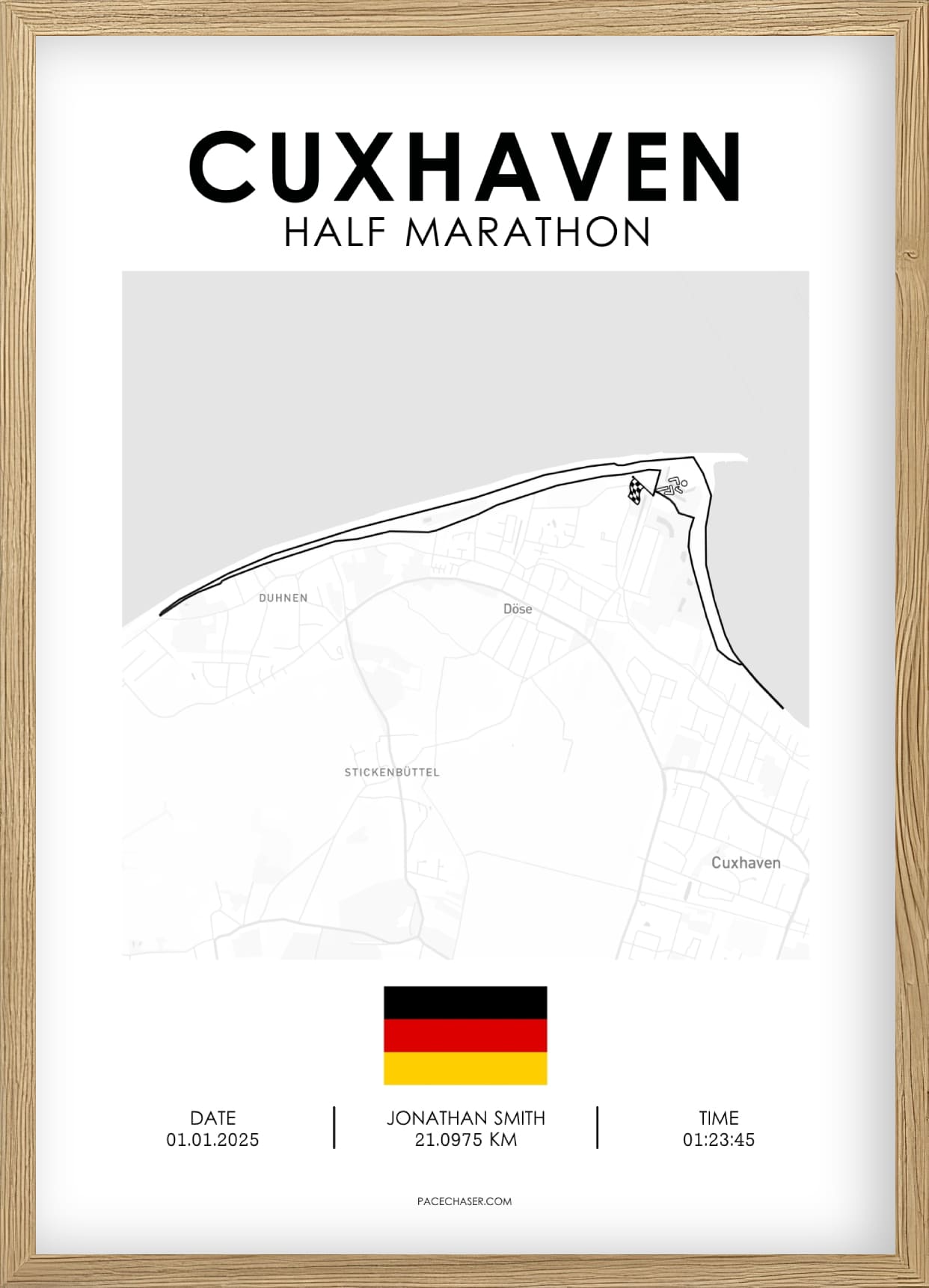 Cuxhaven Half Marathon Poster