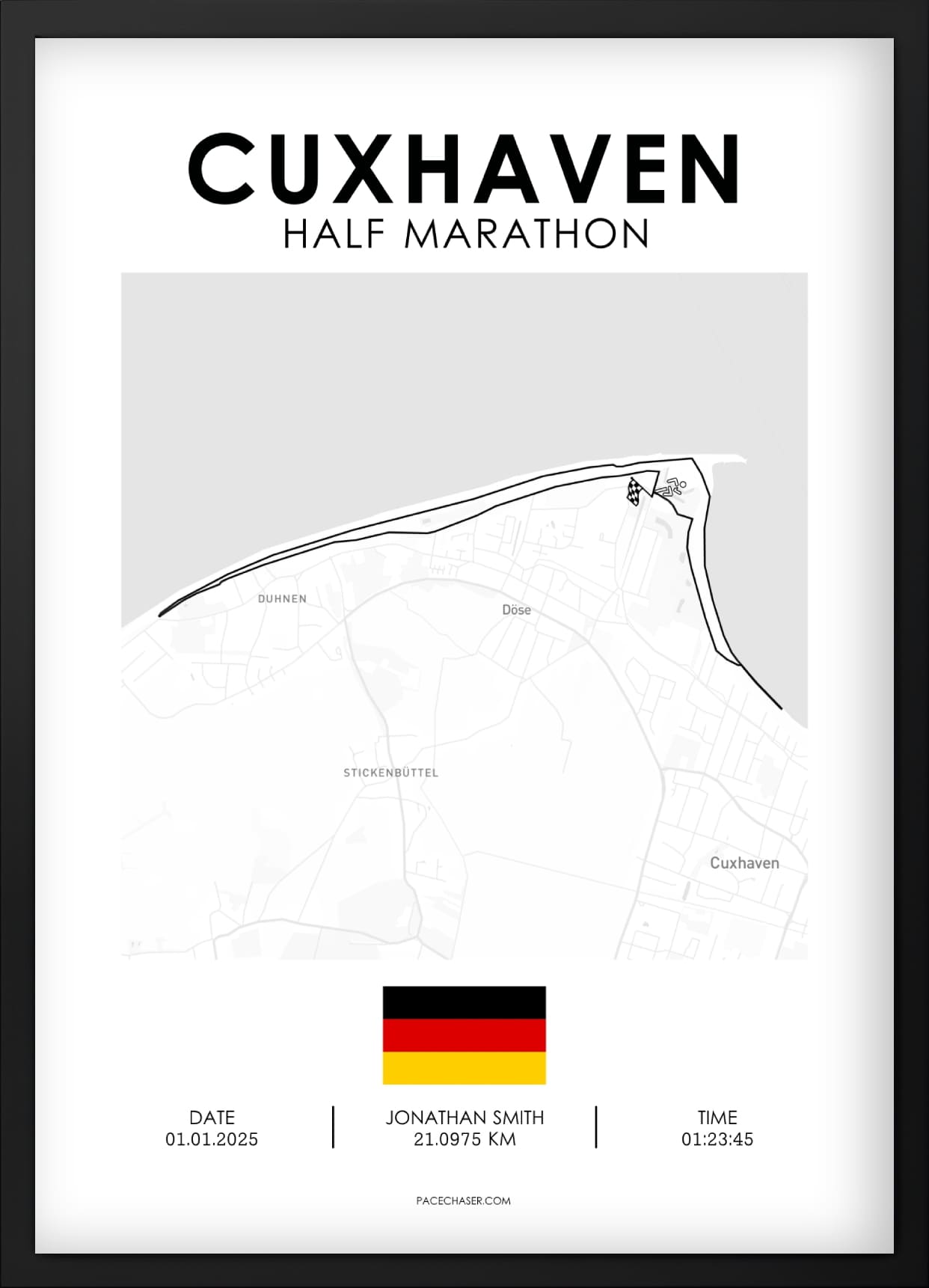Cuxhaven Half Marathon Poster
