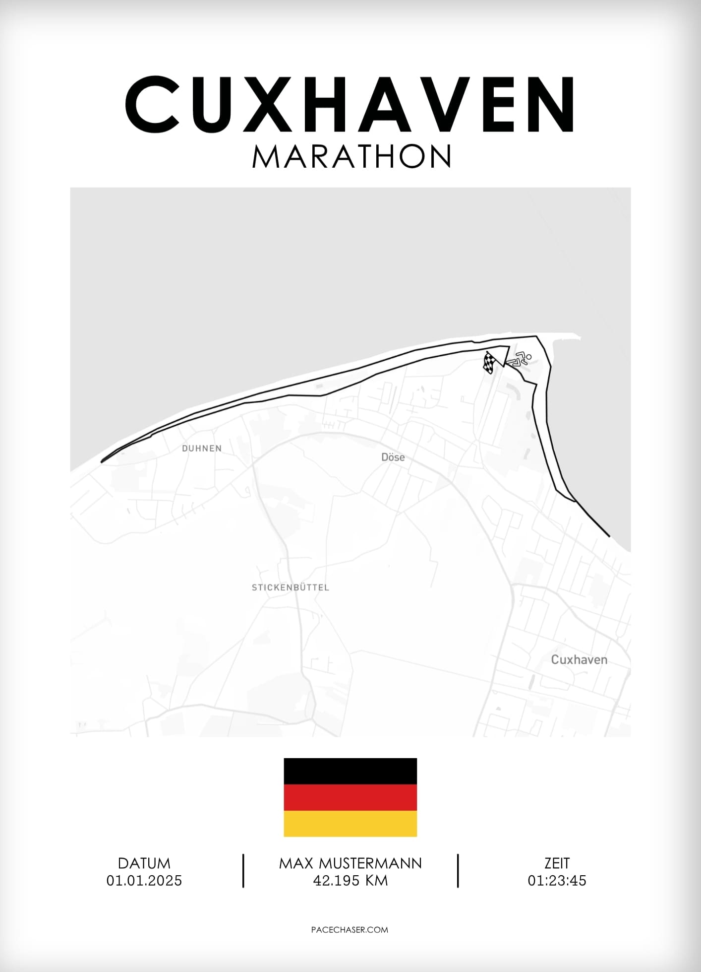 Cuxhaven Marathon Poster