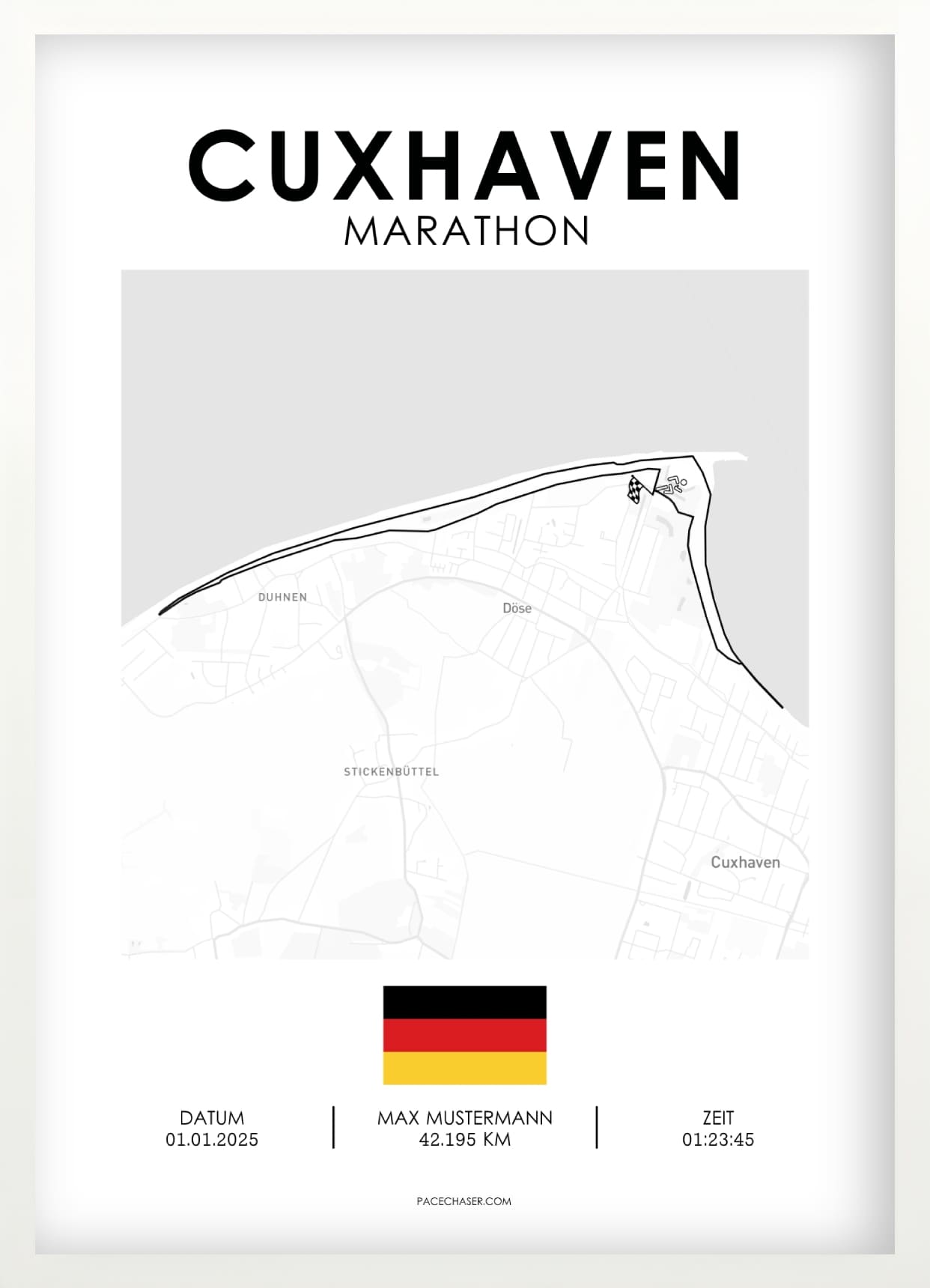 Cuxhaven Marathon Poster