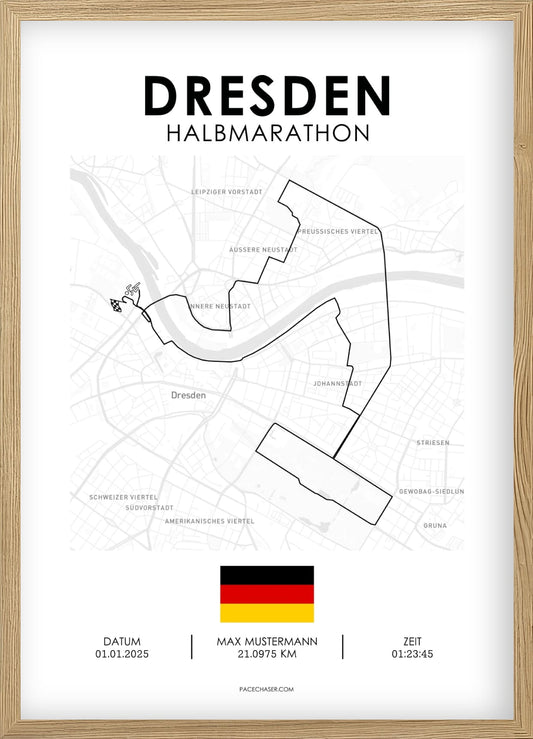 Halbmarathon Dresden Poster - ab 2025