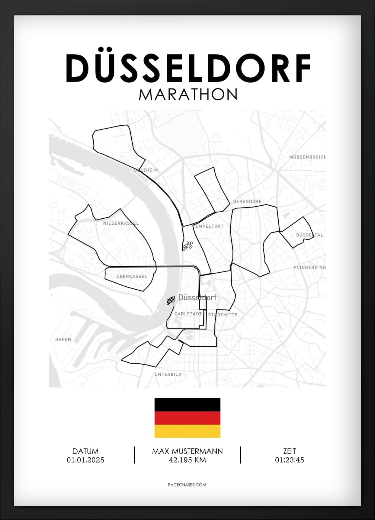 Marathon Düsseldorf Poster