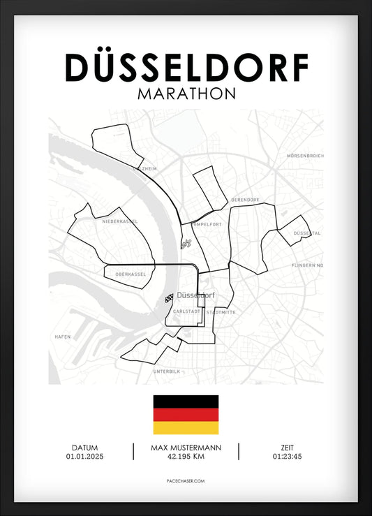 Marathon Düsseldorf Poster