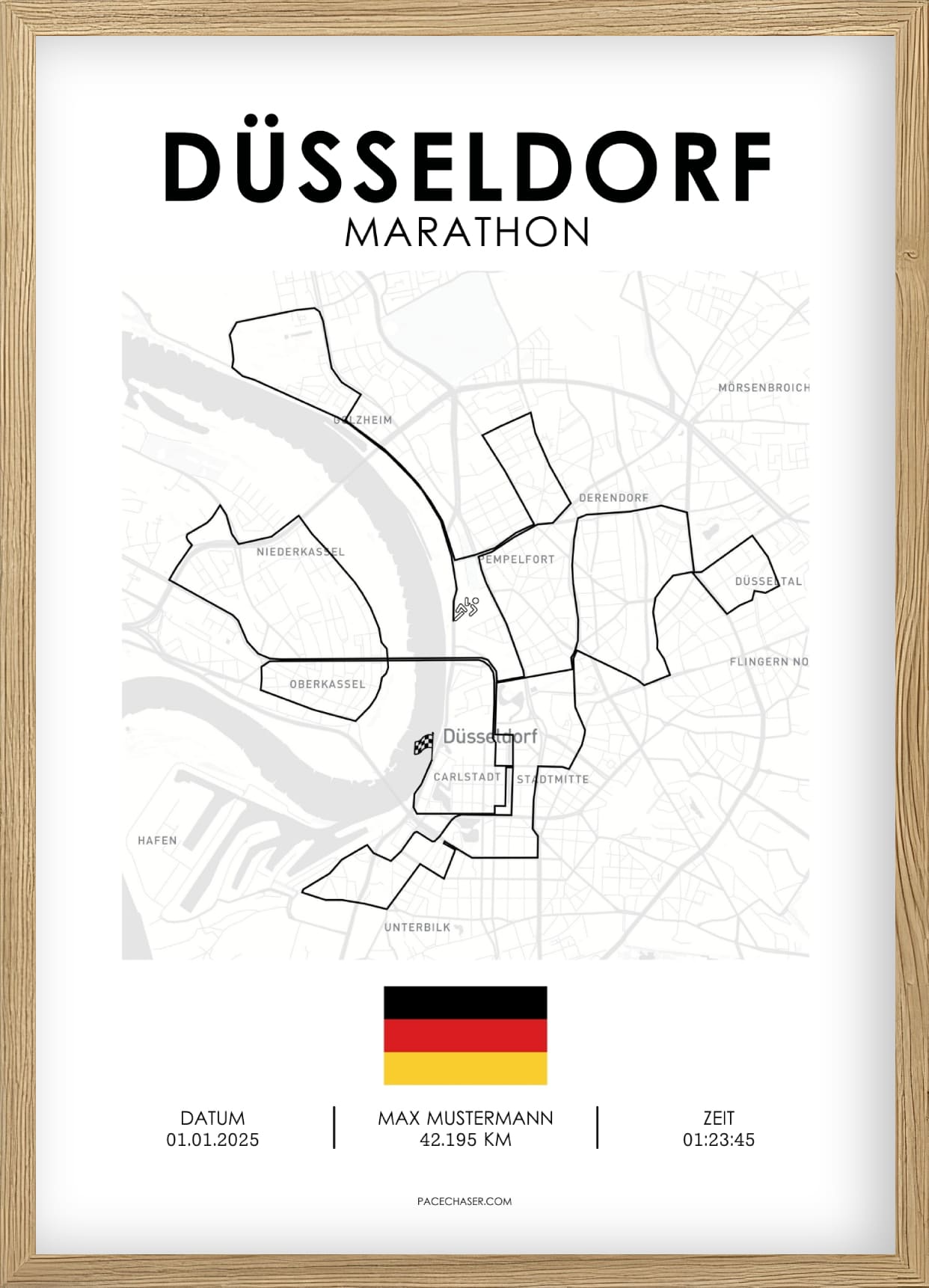 Marathon Düsseldorf Poster
