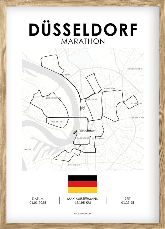 Marathon Düsseldorf Poster