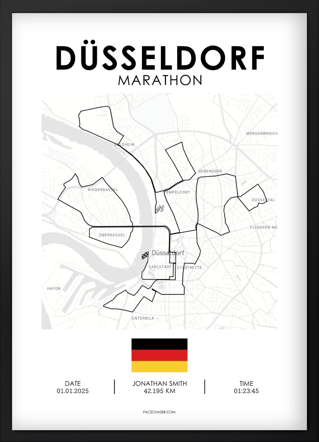 Marathon Düsseldorf Poster