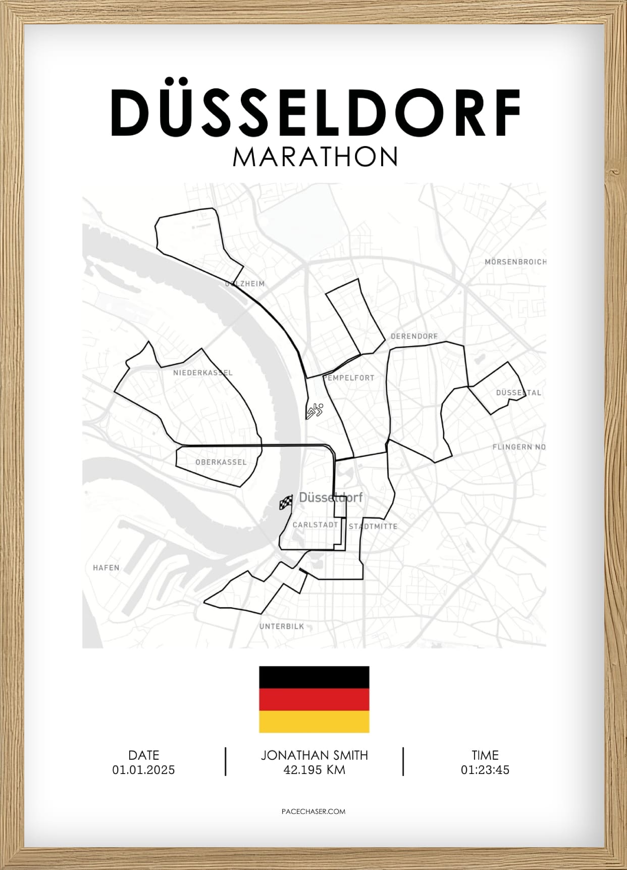 Marathon Düsseldorf Poster