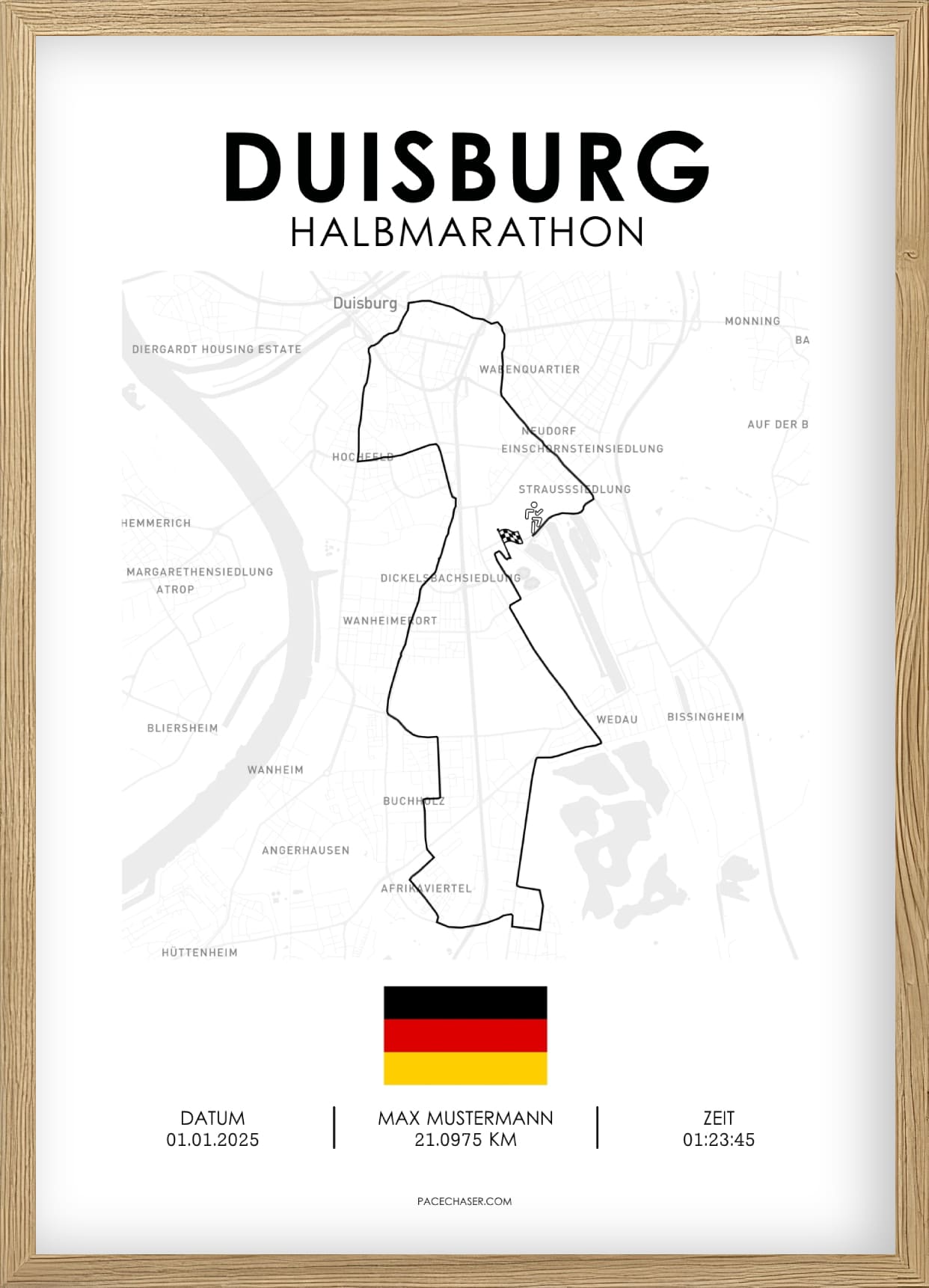 Duisburg Half Marathon Poster