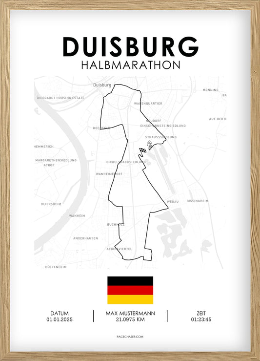 Half Marathon Duisburg Poster