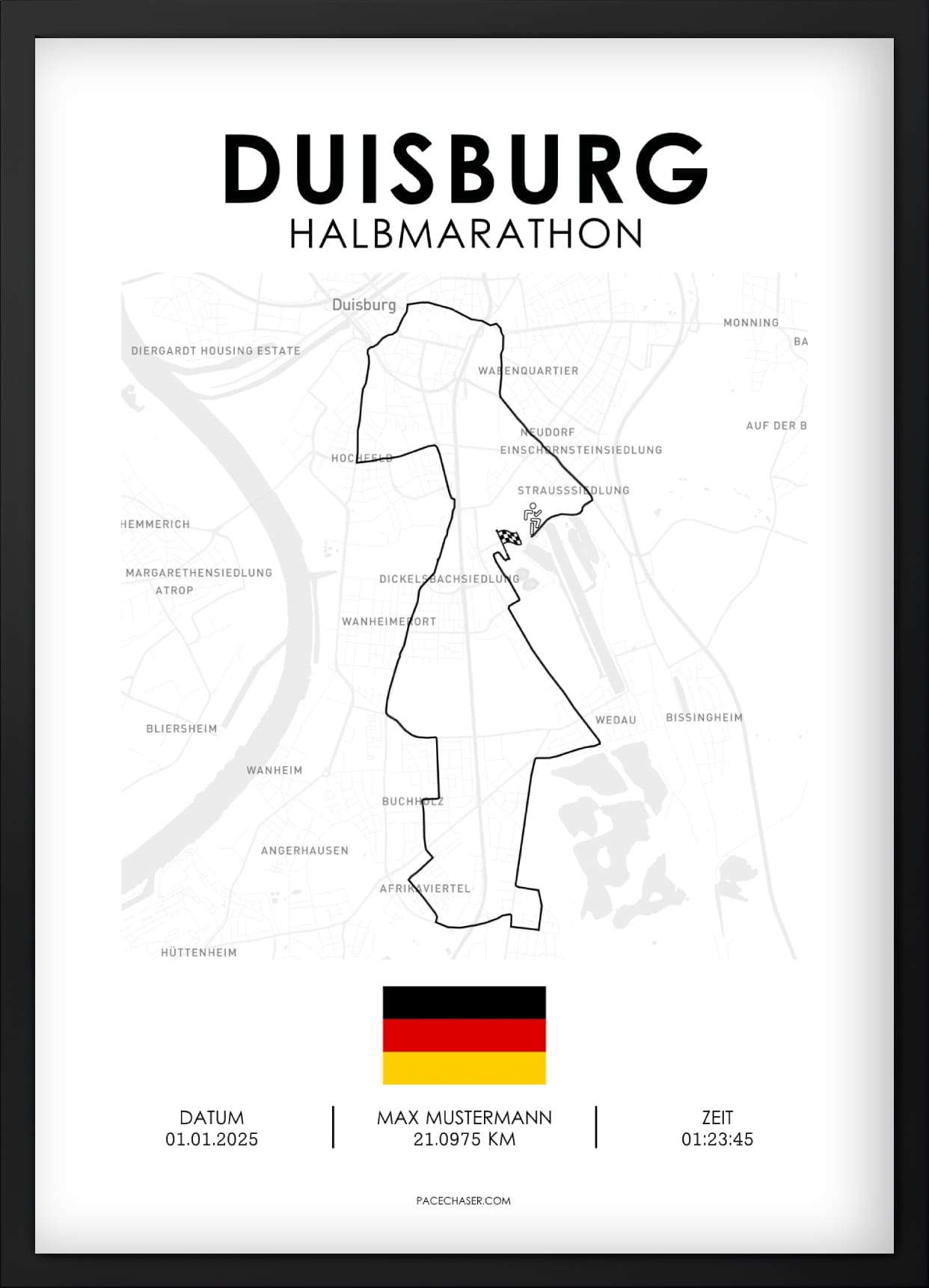 Duisburg Half Marathon Poster