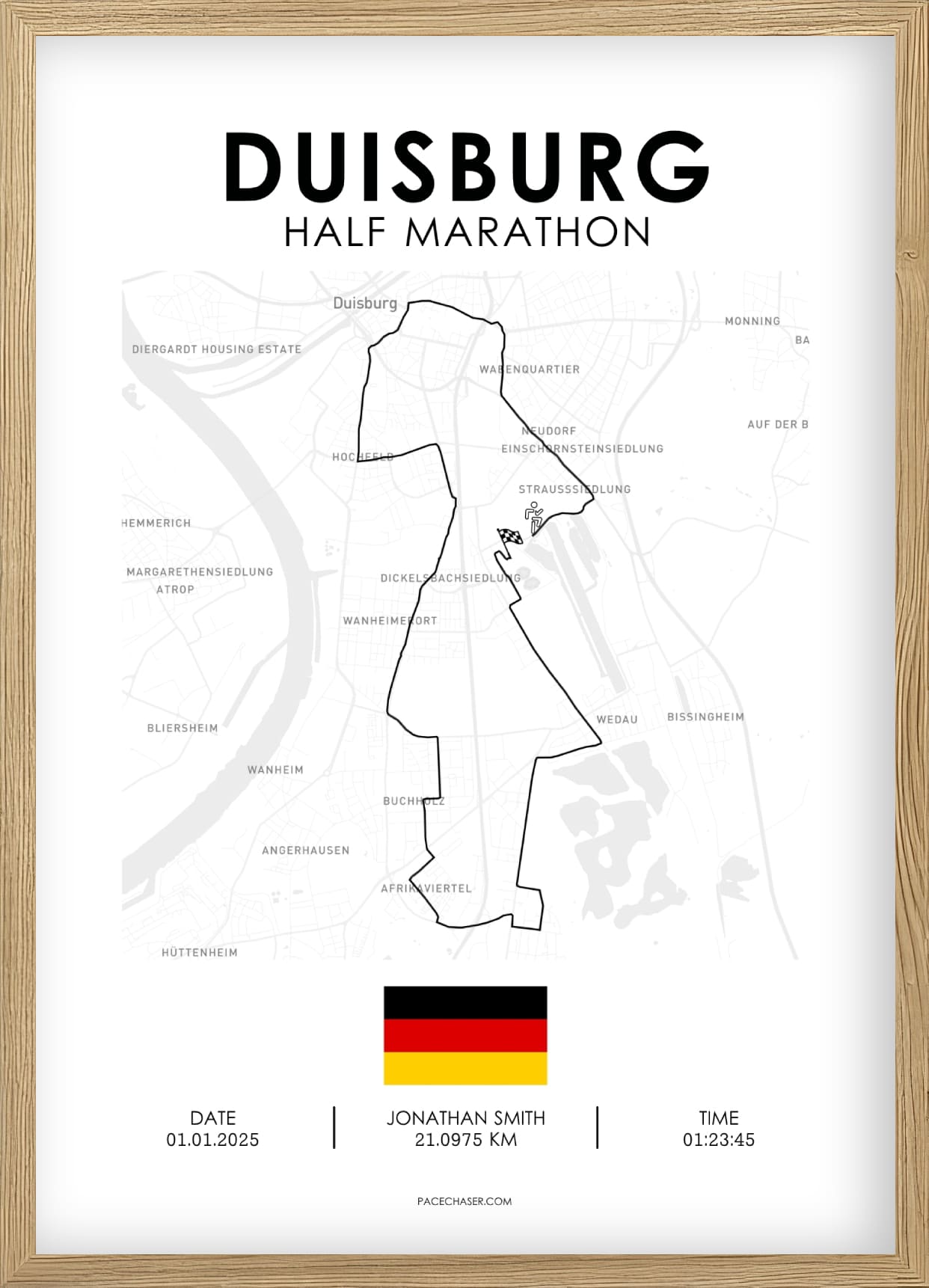 Duisburg Half Marathon Poster